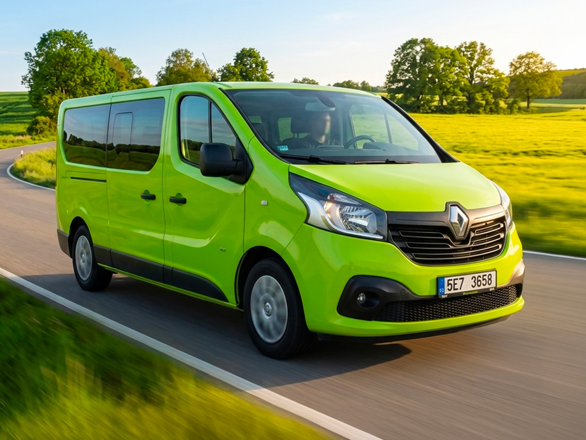 Renault Trafic – zelená dodávka – DOVEZUODVEZU.cz